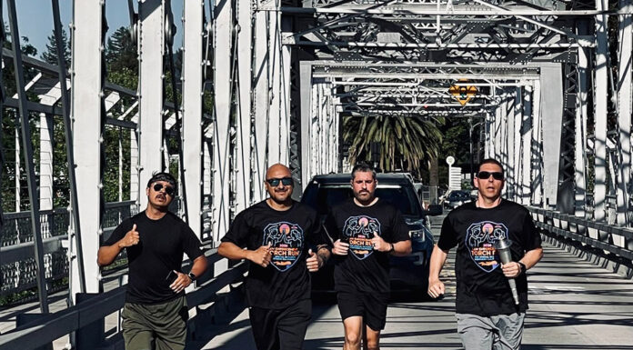 Police Special Olympics torch run