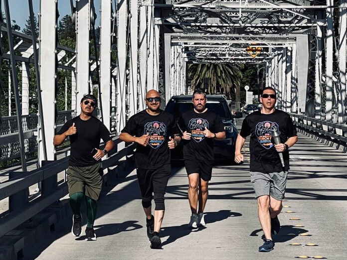 Police Special Olympics torch run