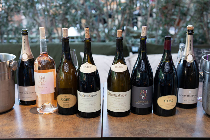 8 big bottles of wine