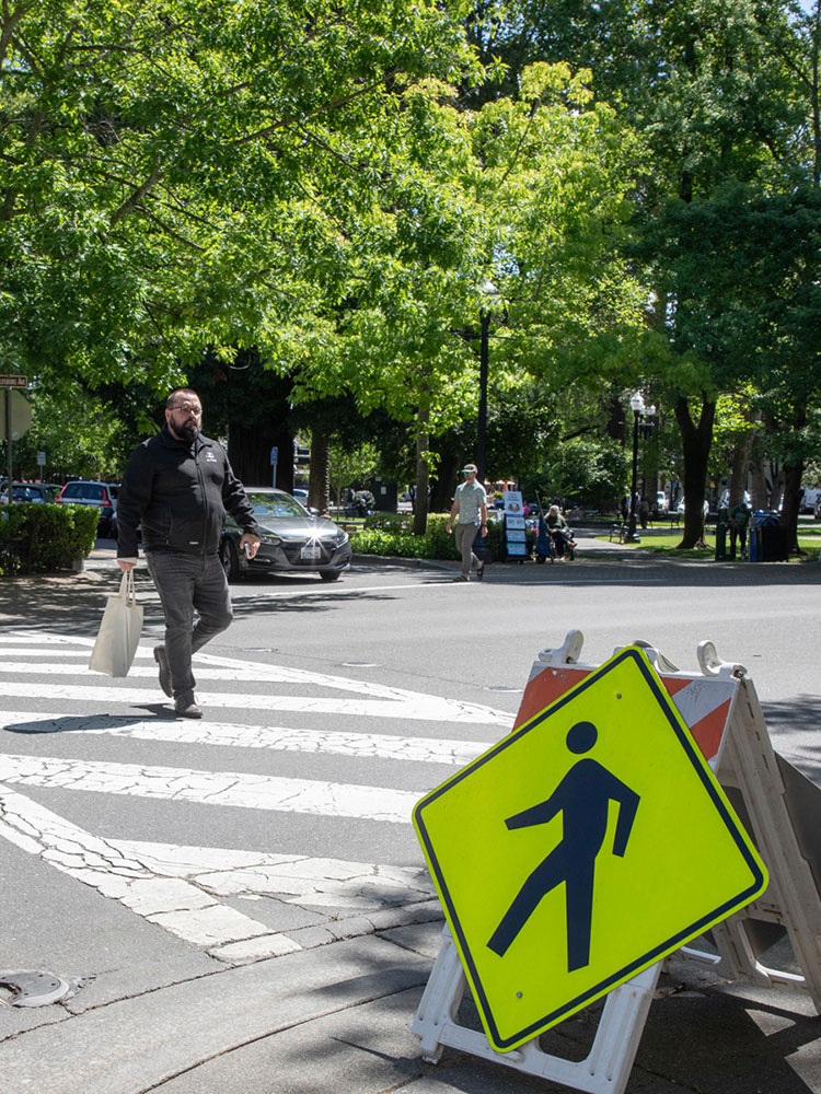 Crosswalk Healdsburg