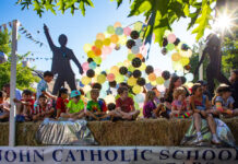 St., John's School float