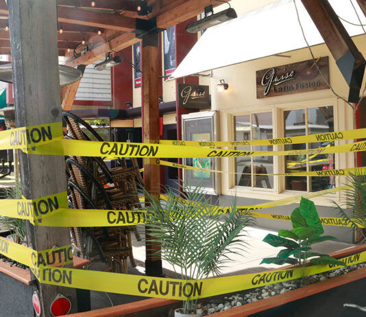 Police Log, April 20 – 26 Caution tape