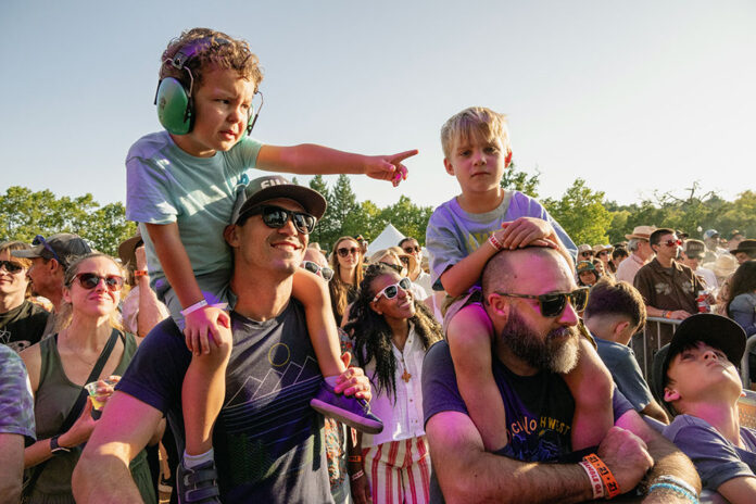 Fans at the Ramble