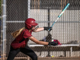 Claire Berry gets a hit