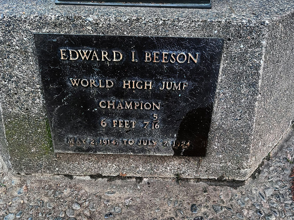 Plaque in Healdsburg Plaza
