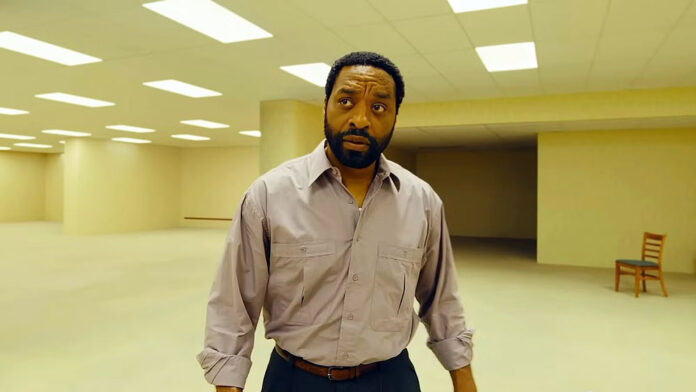 A24 still from 'Backrooms'