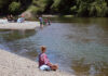 Healdsburg’s too-popular secret beach Girl on the beach