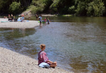 Healdsburg’s too-popular secret beach Girl on the beach