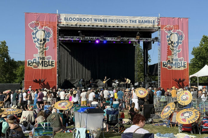 The Ramble open-air music festival.