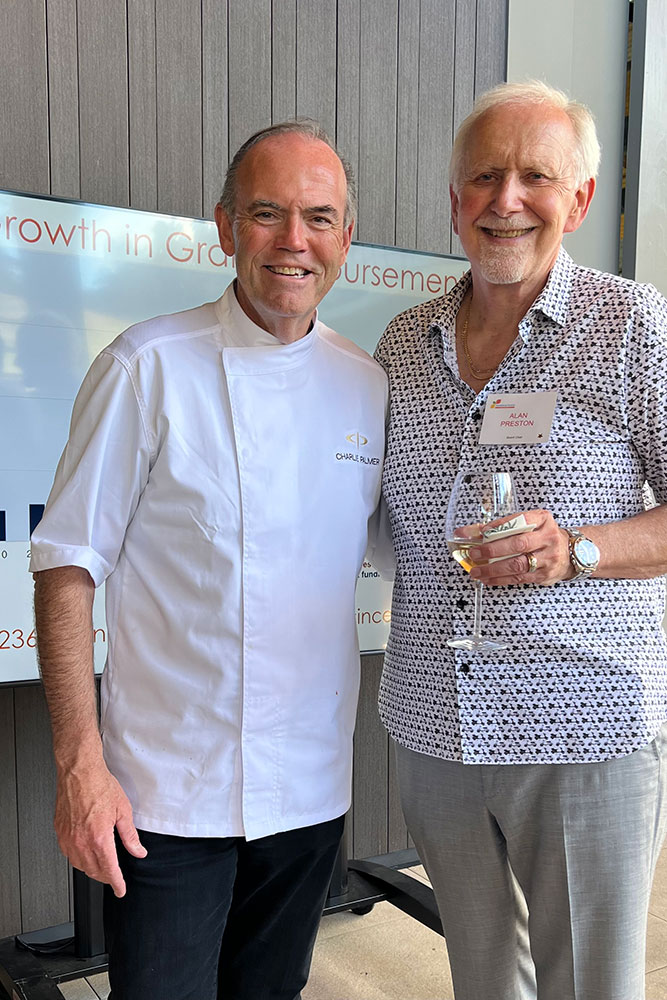 Charlie Palmer and Alan Preston
