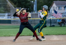 Second baseman and runner