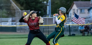 Second baseman and runner