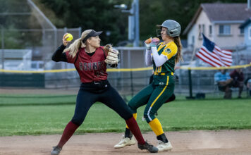 Second baseman and runner