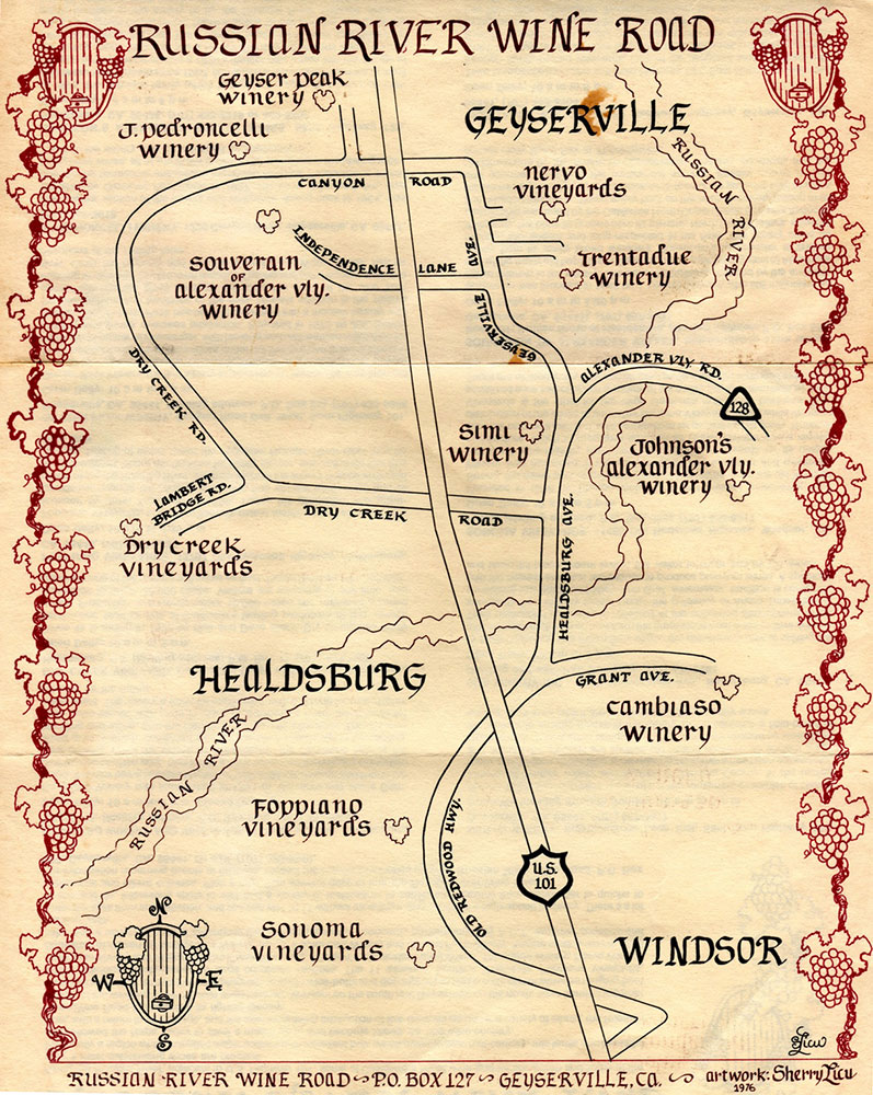 wine road map
