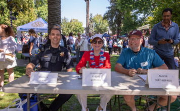Kids parade judges