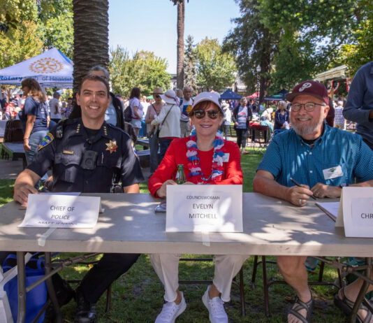 Kids parade judges