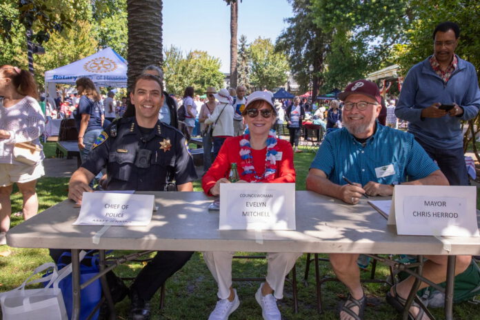 Kids parade judges