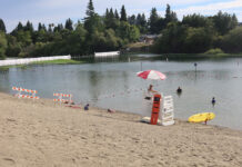 Where the Redwood Highway crosses the Russian River Lifeguard