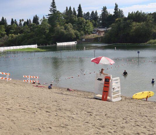 Where the Redwood Highway crosses the Russian River Lifeguard