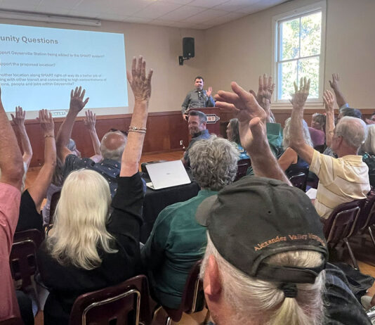 SMART sways Geyserville commuters