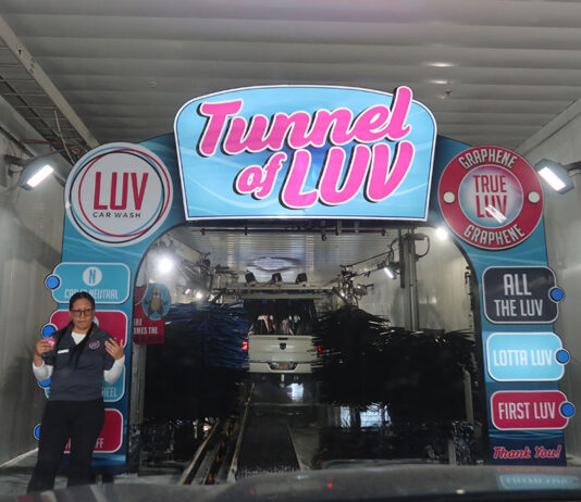 Here comes the LUVÂ (car wash, that is)