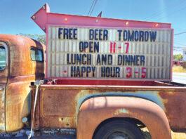 Snapshot: ‘Free beer tomorrow’ says it all