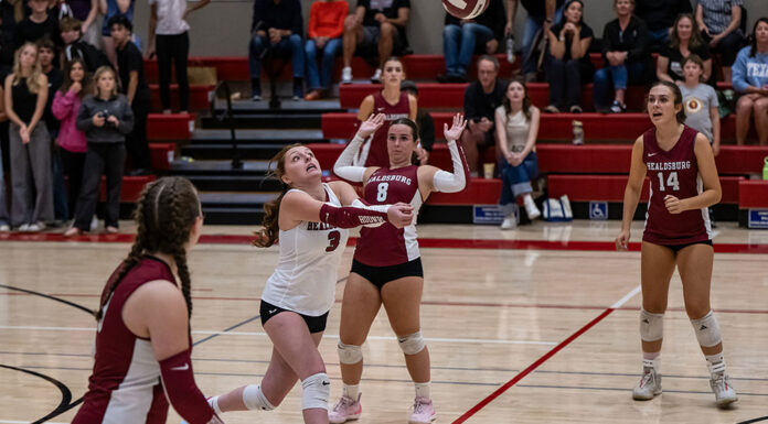 V-ball girls even the score